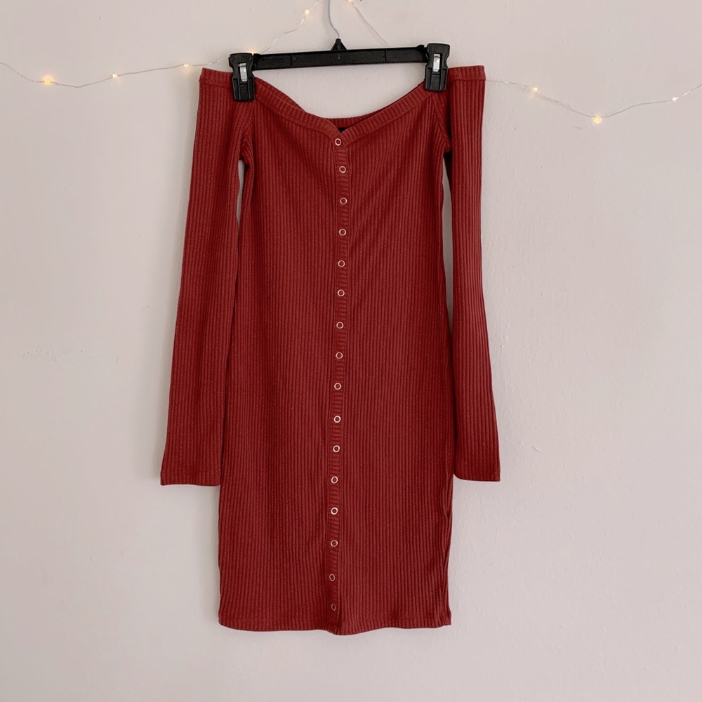 Off the shoulder dress